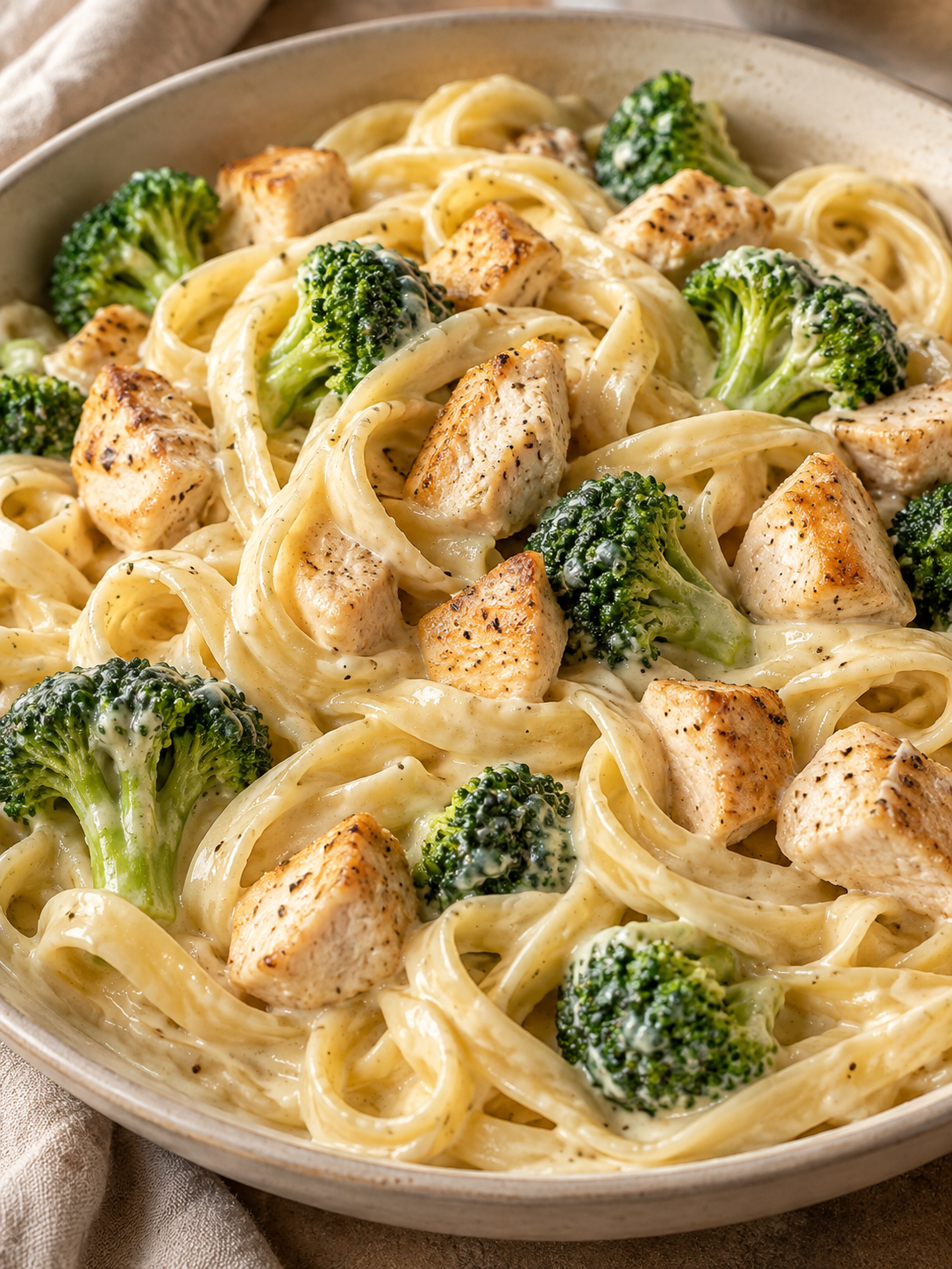 Cremige Hähnchen-Alfredo-Pasta für Pinterest