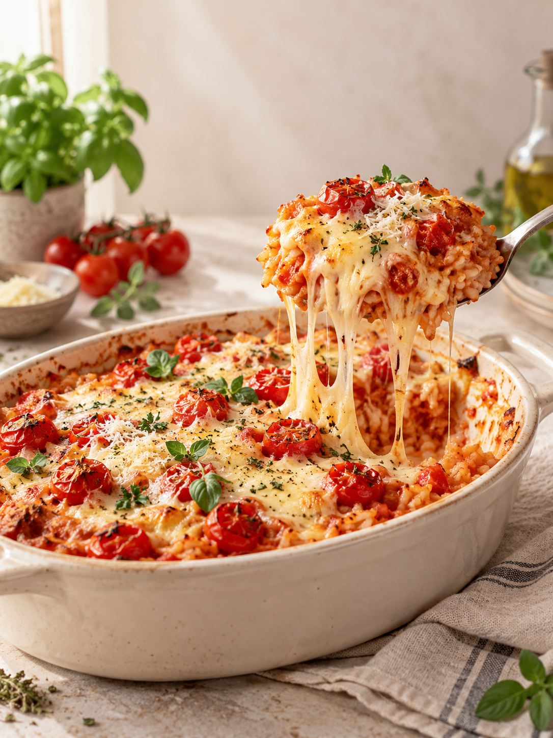 Überbackener Reis mit Tomaten – Rezeptübersicht