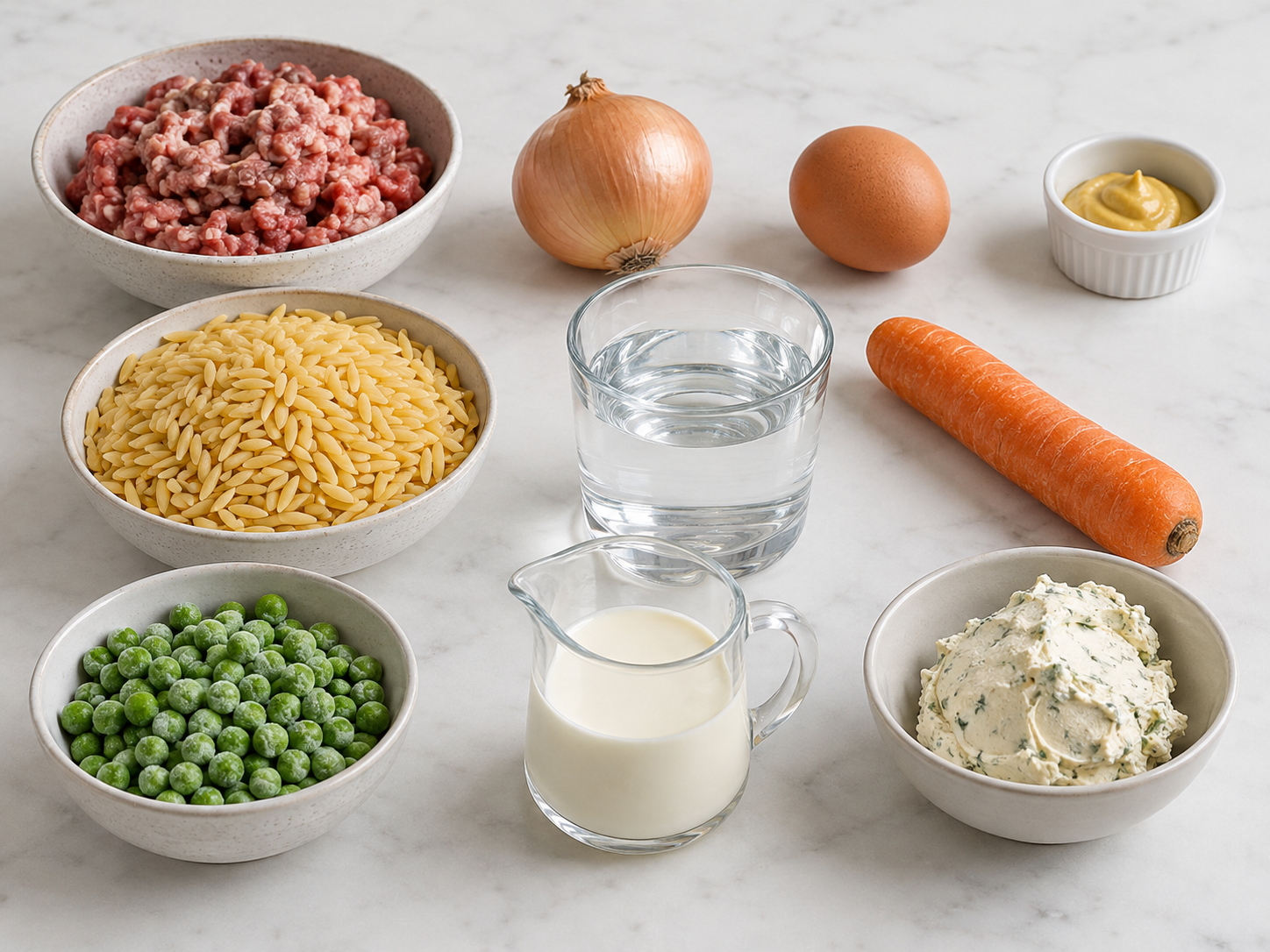Zehn Zutaten für den Orzo Wikinger Topf