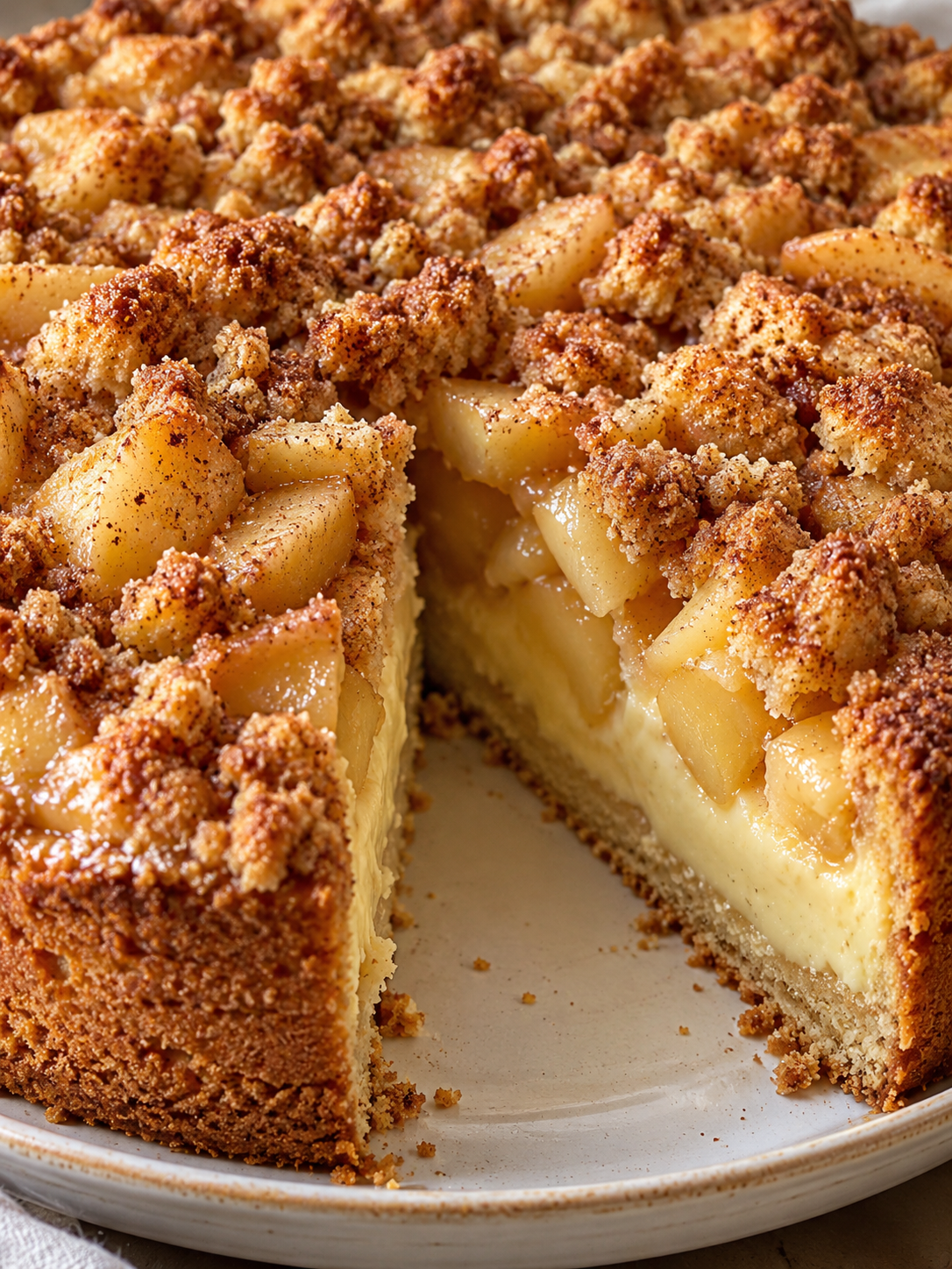 Apfelkuchen mit Pudding und Zimtstreuseln – Rezeptübersicht