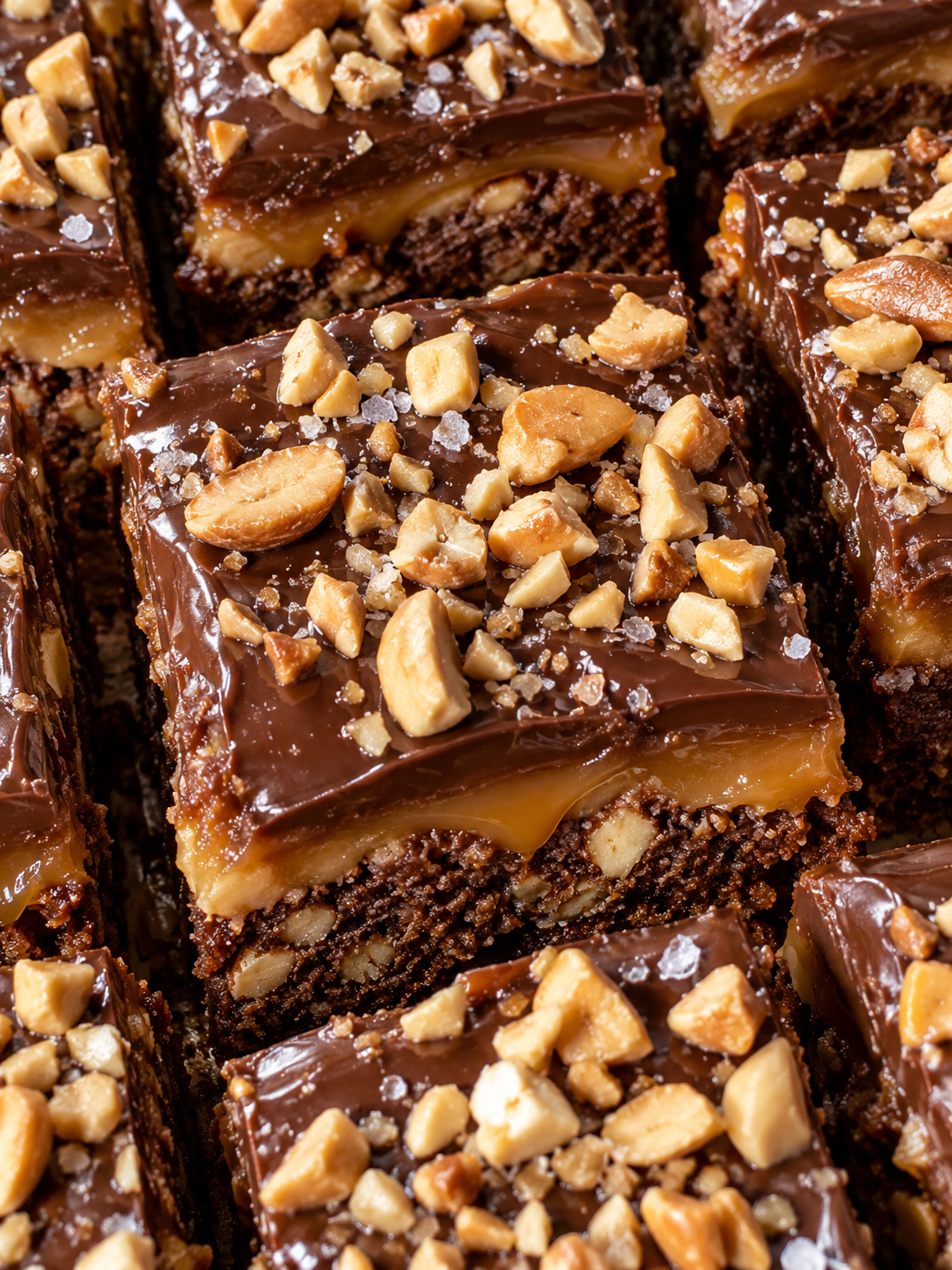 Snickers-Schnitte, saftig und unwiderstehlich – Rezeptübersicht