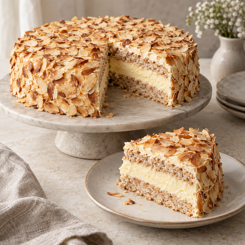 Schwedische Mandeltorte, ein himmlischer Klassiker