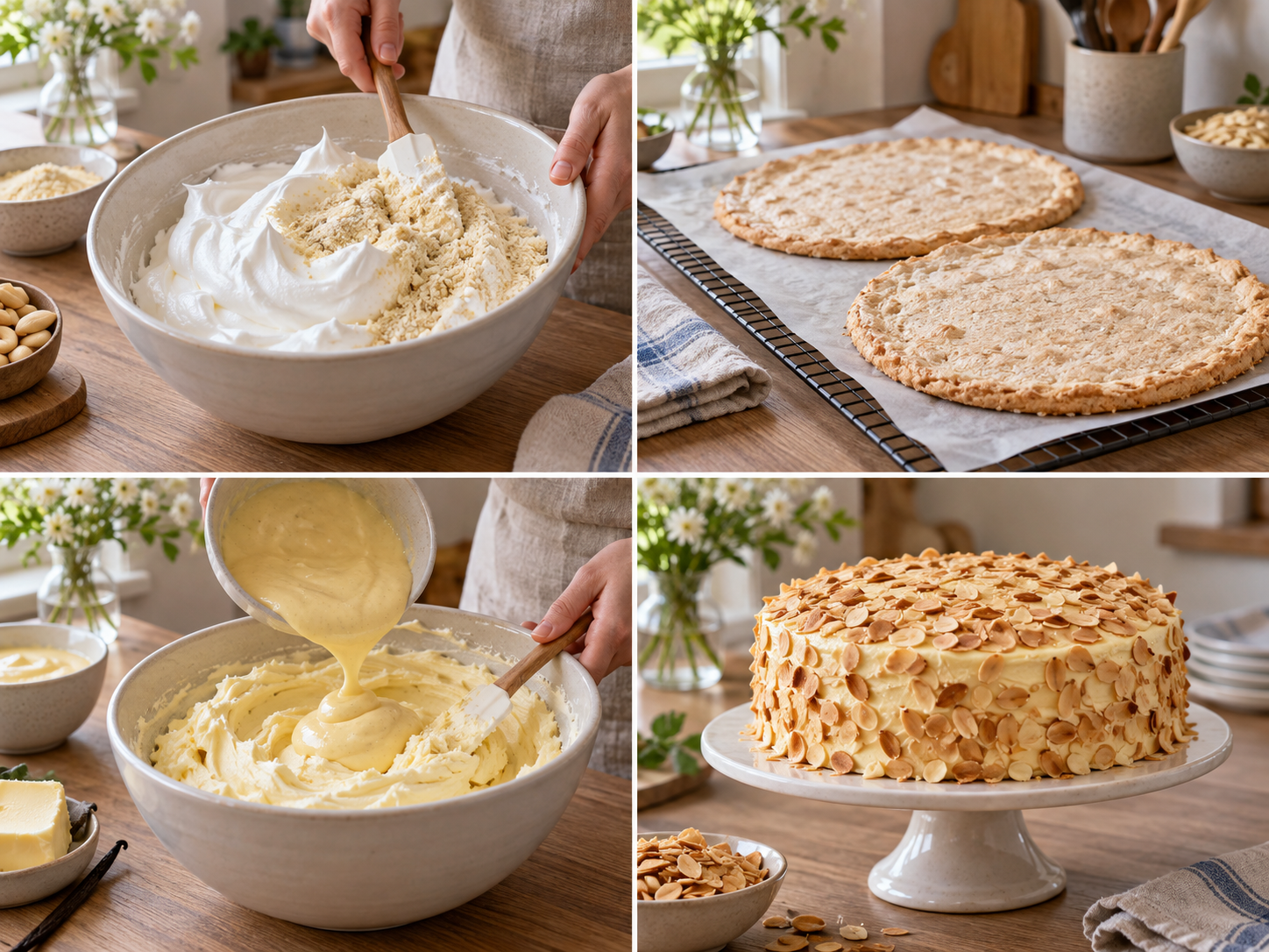 Zubereitungsschritte für Schwedische Mandeltorte, ein himmlischer Klassiker