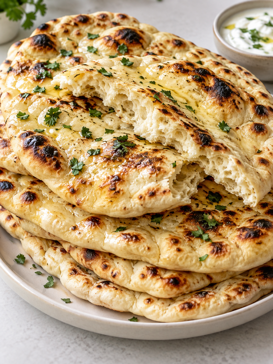 Fluffiges Naan-Brot aus der Pfanne – Rezeptübersicht
