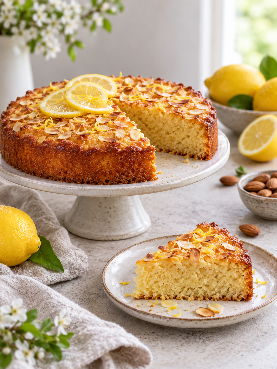 Mandel-Zitronen-Kuchen ohne Mehl – Rezeptübersicht