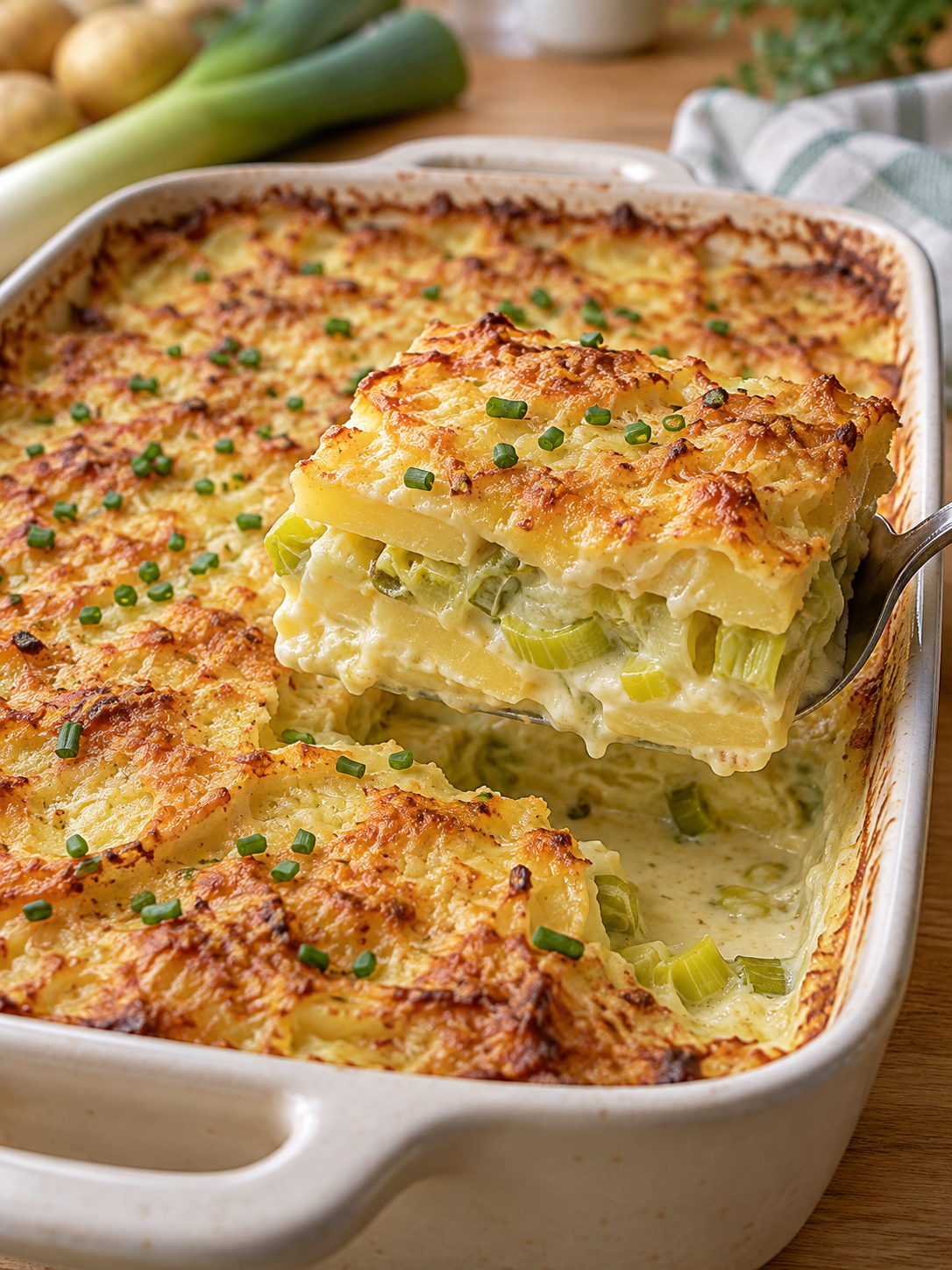 Kartoffel-Lauch-Auflauf einfach und vegetarisch – Rezeptübersicht