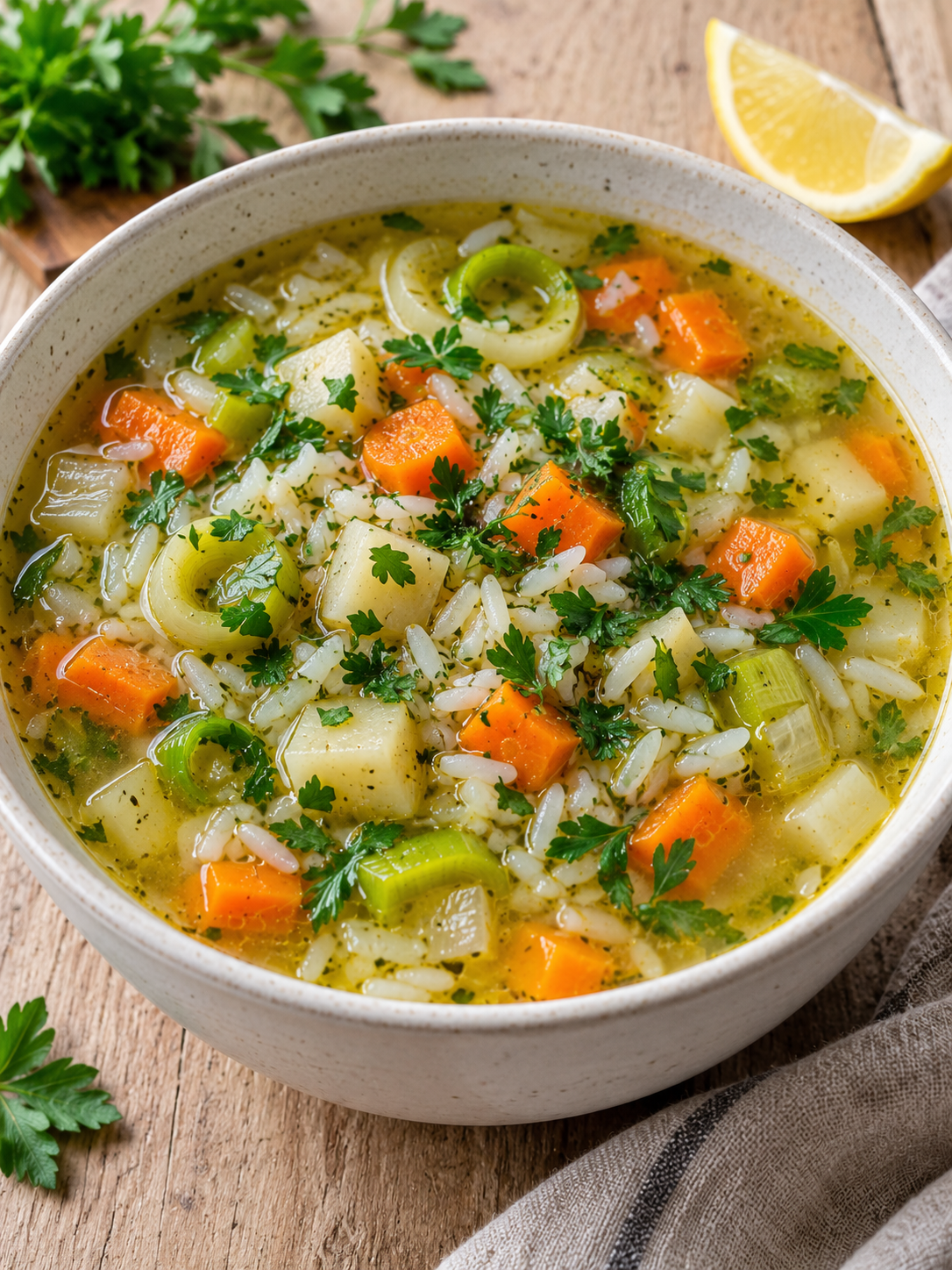 Reissuppe mit Gemüse – Rezeptübersicht