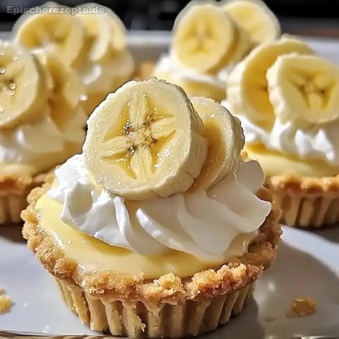 Mini-Bananen-Sahne-Kuchen ohne Backen