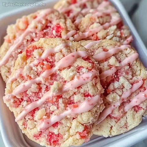 Erdbeer-Crunch-Kekse