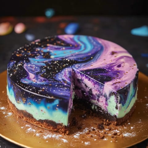 Galaxy Cheesecake – Ein kosmischer Genuss!
