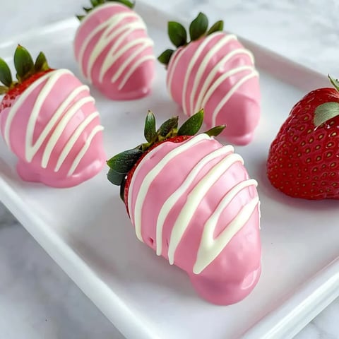 How To Make Pink Chocolate Covered Strawberries